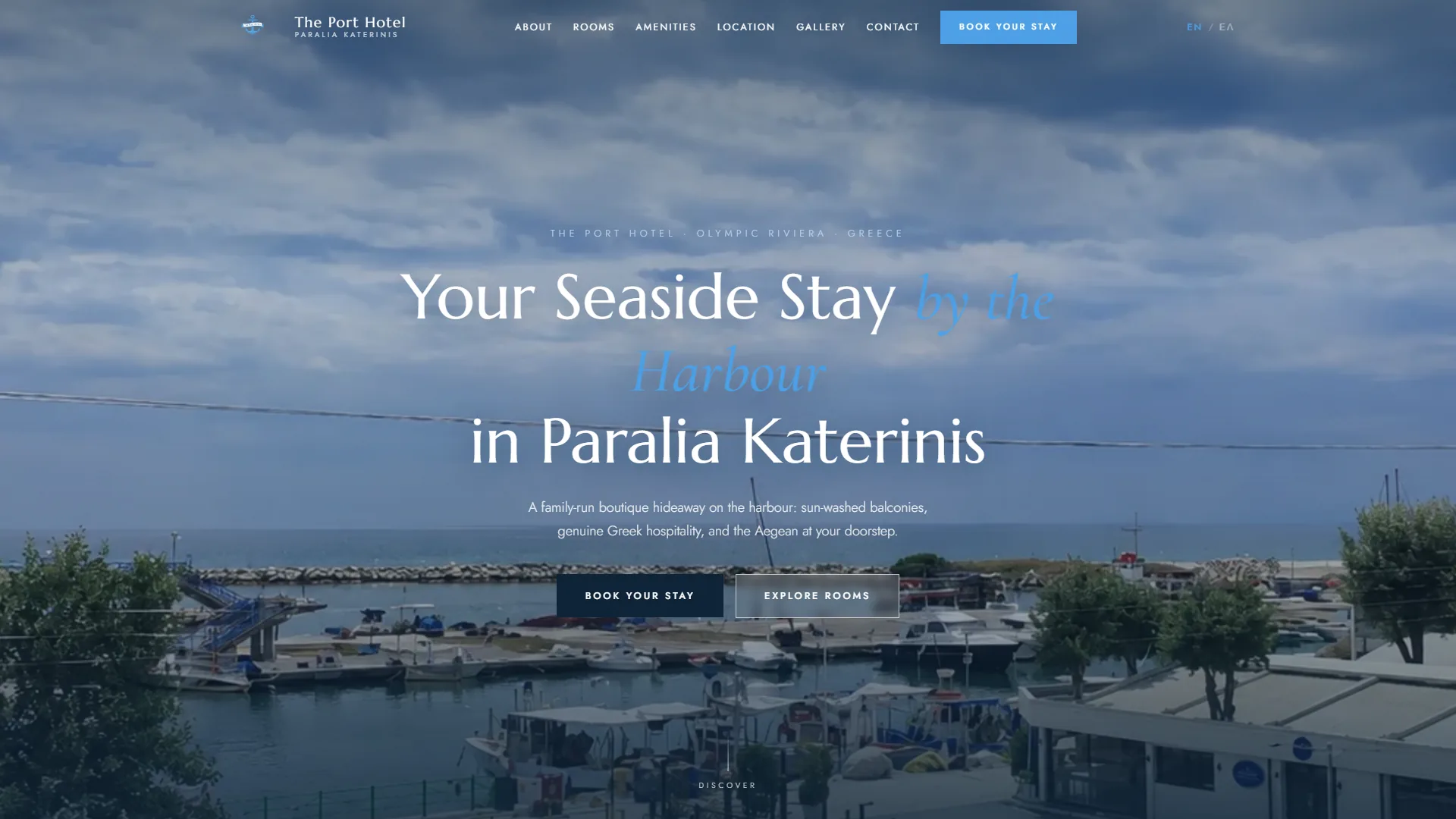 The Port Hotel website