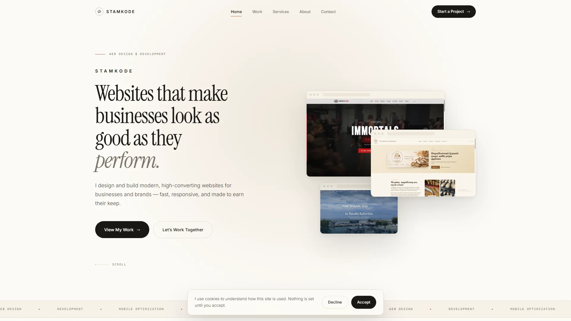 Stamkode website